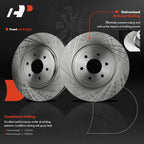 2X Front Disc Brake Rotors for Nissan Pathfinder (2008-2012)