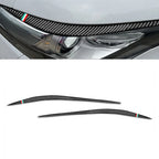 2X Headlight Eyebrows Eyelids Cover Trim for Alfa Romeo Giulia (2015–2024) GZ