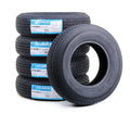 5 ST185/80R13 Trailer Tires for Free Country (6PR LR C)