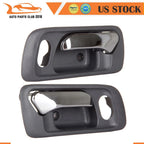 Set of 2 Door Handles for Honda Accord (1998–2002) Gray Interior
