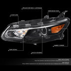 Left Driver Side Projector Headlight Assembly for Chevy Malibu (2016–2018)