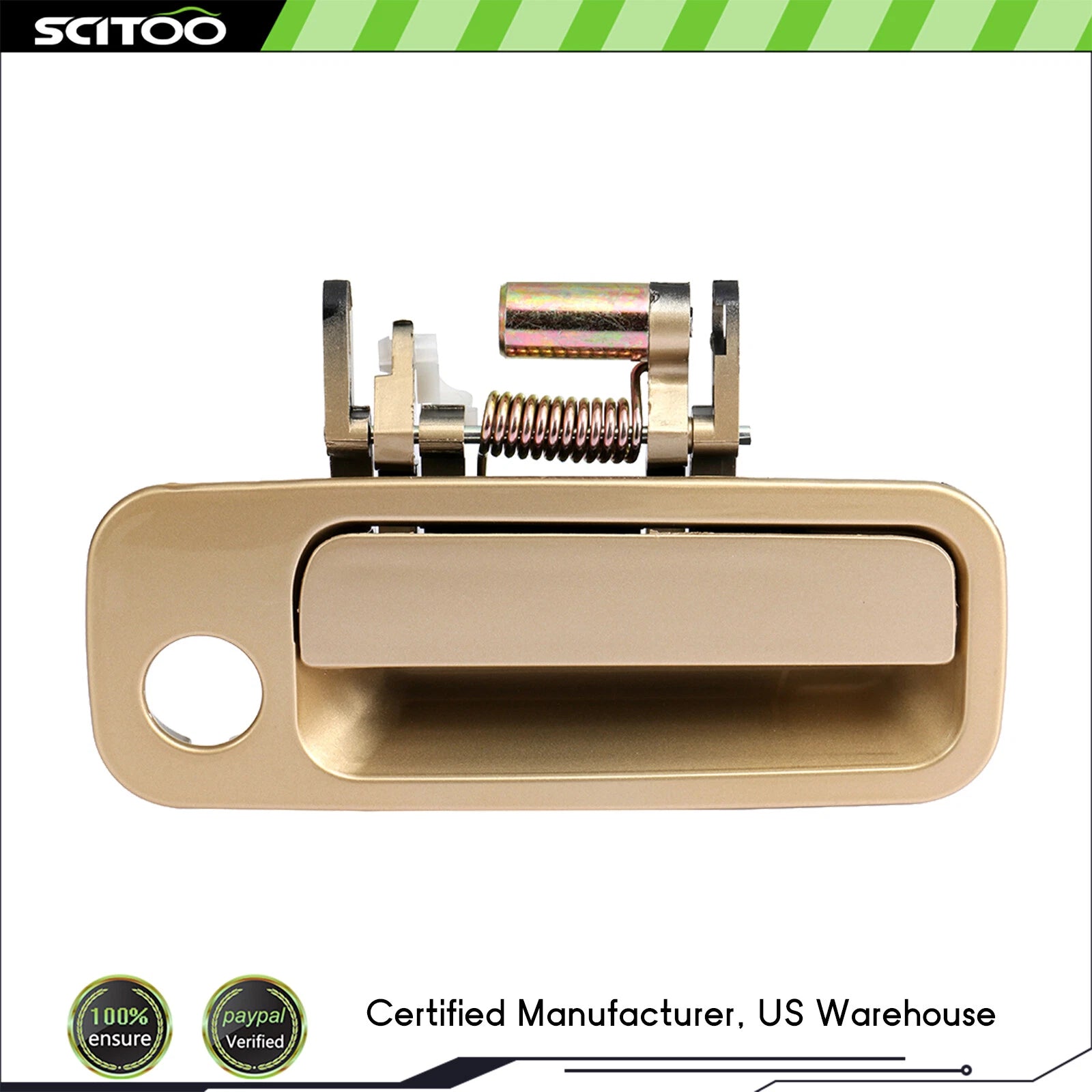 Exterior Door Handle for Toyota Camry (1997–2001) - Gold, Right Side