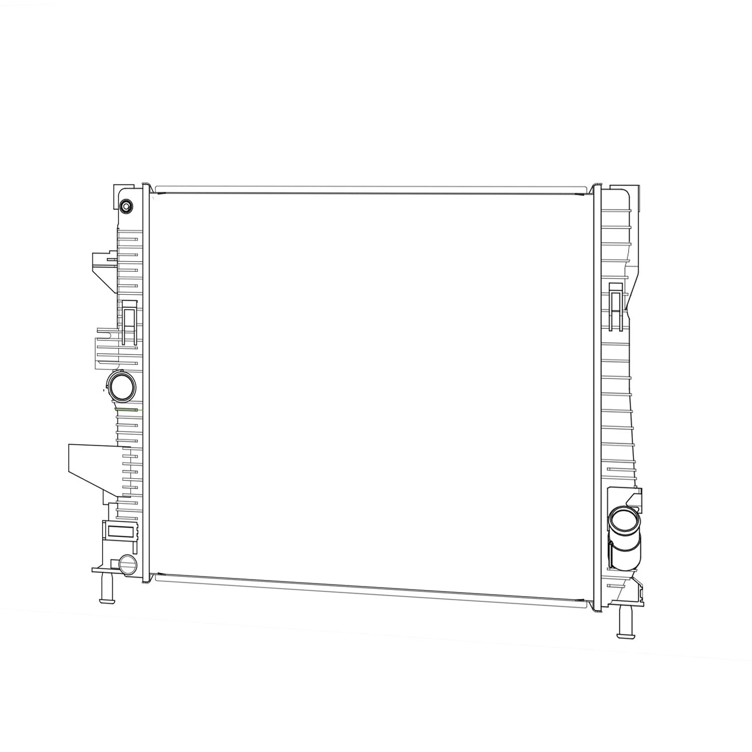 Replacement Plastic Radiator for Ford Ranger PX (2012–2022)