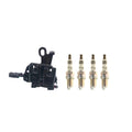 Set of 4 Hitachi Ignition Coils & NGK Iridium Spark Plugs for Elantra, Stratus (2000–2006)