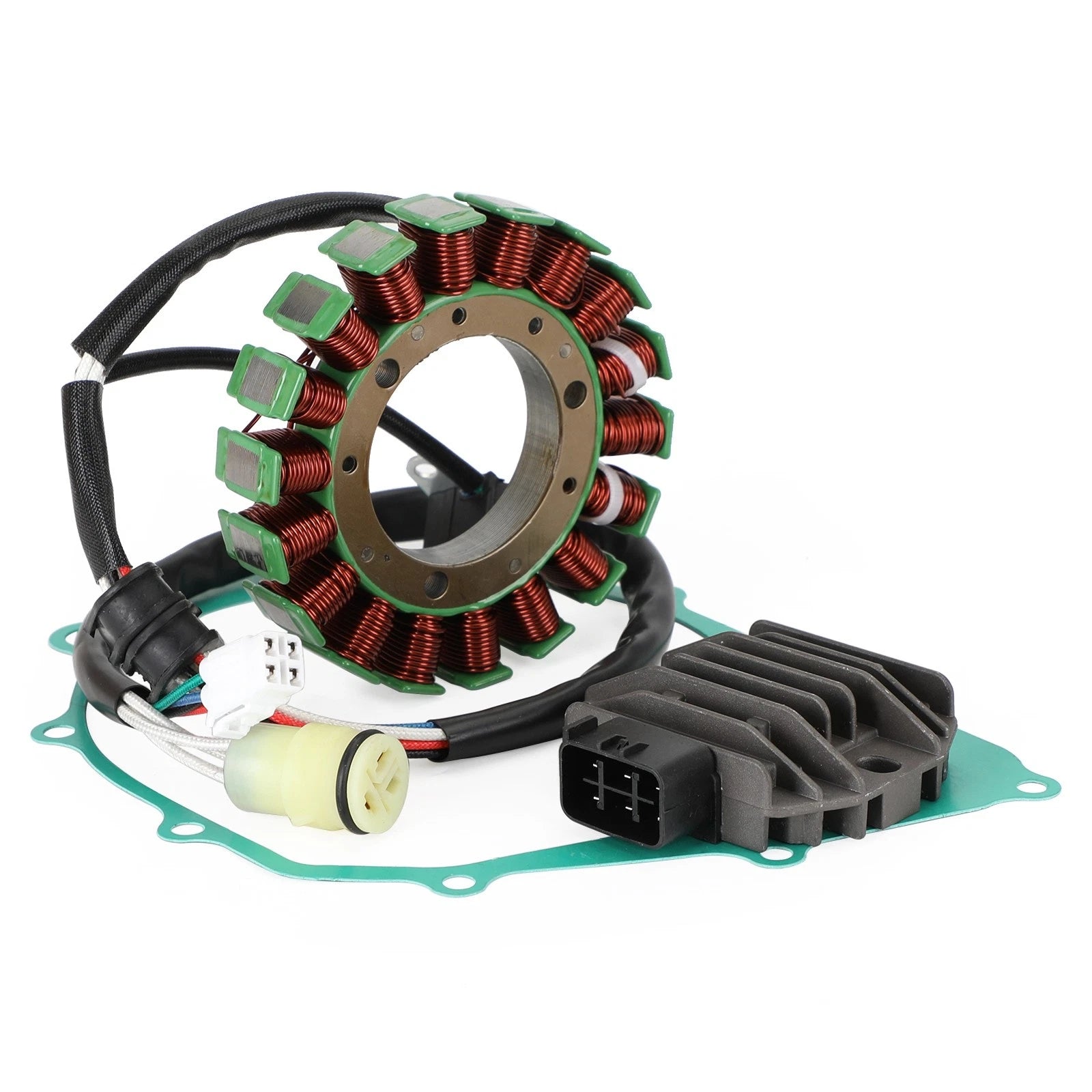 Regulator Magneto Stator Coil Gasket Kit for Yamaha YFM 400 Kodiak (2000)