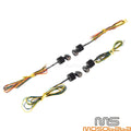 4 x Mini Front & Rear LED Turn Signals for Harley, Honda, Yamaha, Kawasaki
