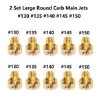 10pc Carburetor Main Jet Repair for Mikuni (#130/135/140/145/150)