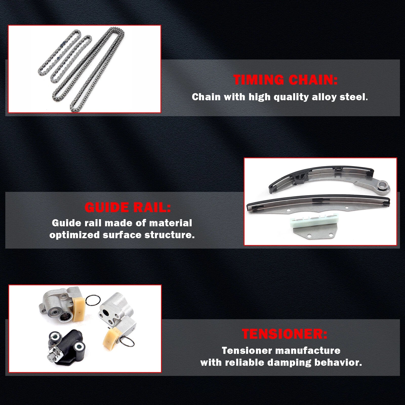 Timing Chain Kit for Nissan Frontier, Xterra (2006-2010)