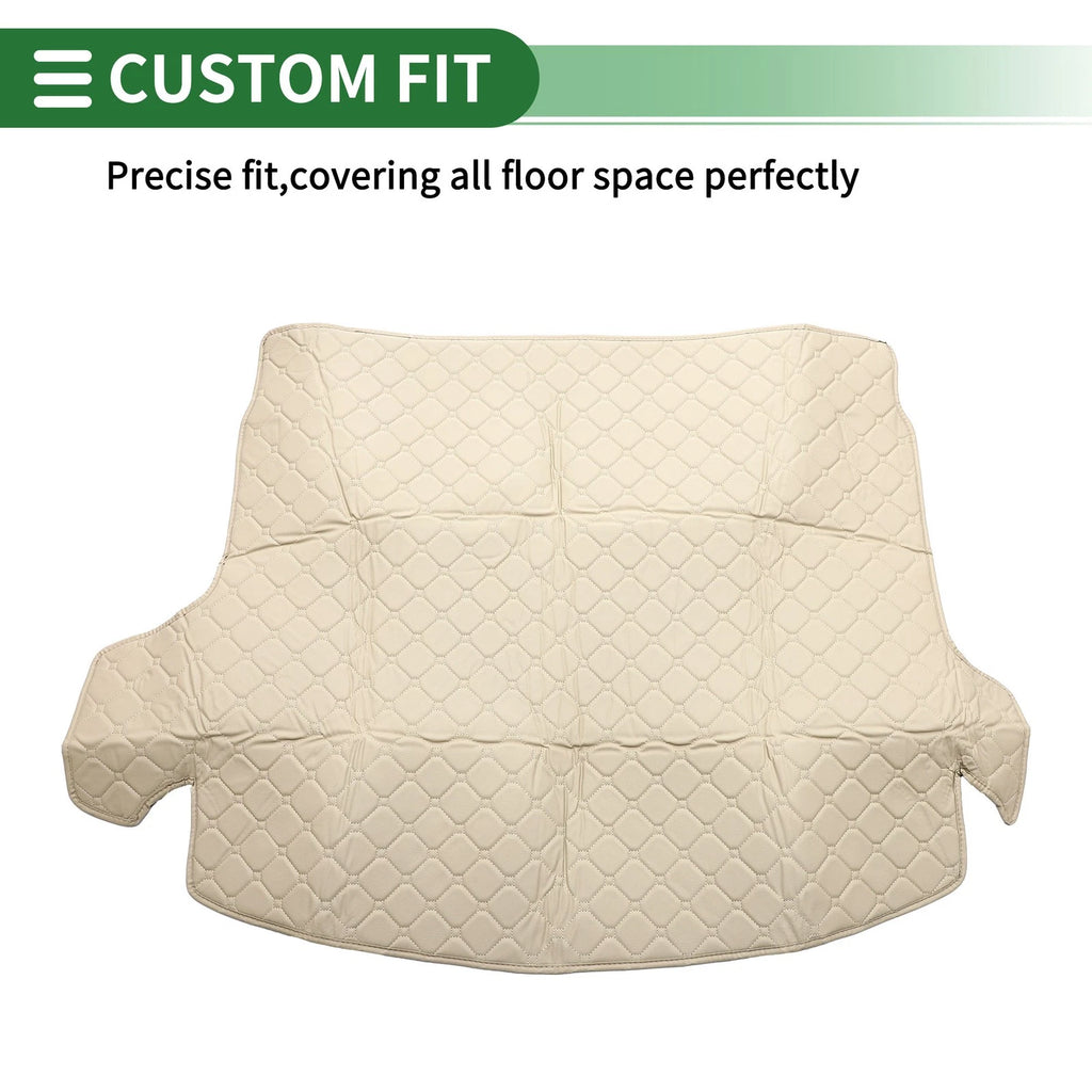 Flat Face Cargo Liner Rear Trunk Mat for Honda CRV Hybrid (2017–2021) Beige XPE