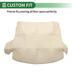 Flat Face Cargo Liner Rear Trunk Mat for Honda CRV Hybrid (2017–2021) Beige XPE