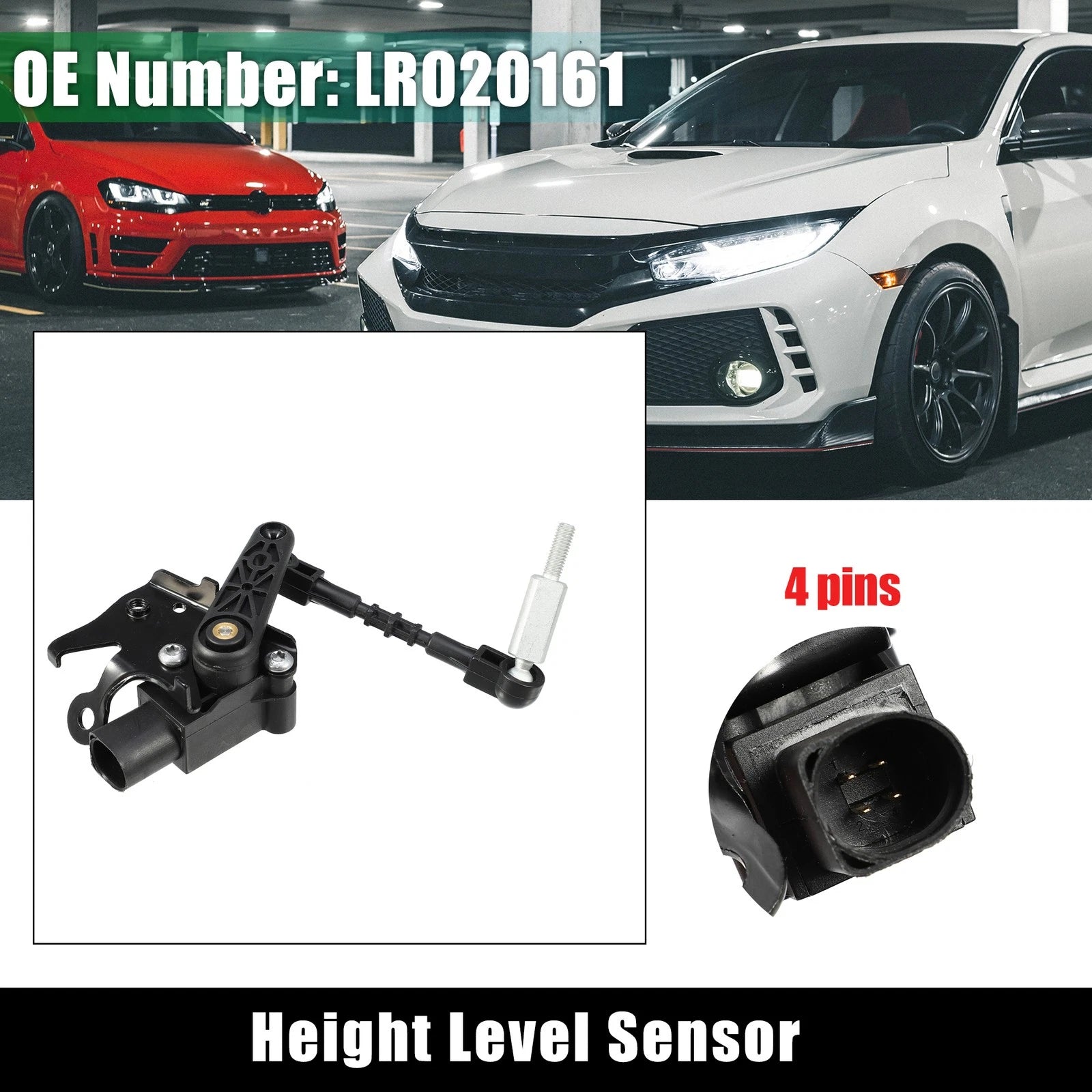 Height Level Sensor 4H0941285H for Audi A6 2.0L (2016–2018)