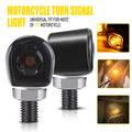2X 8mm LED Turn Signal Amber Blinker for Motorcycle (EXV)