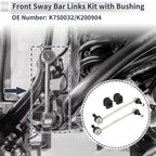 Front Stabilizer Bar Links Set of 2 with Bushings for Kia Magentis (2006–2010) No.K750032