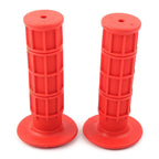 Red Rubber 7/8" & 1" Pro Hand Grips for ATV MX Dirt Bike Enduro