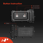 Front Right Door Lock Switch for Chevy Silverado 1500 GMC Sierra 1500 (2007-2013)