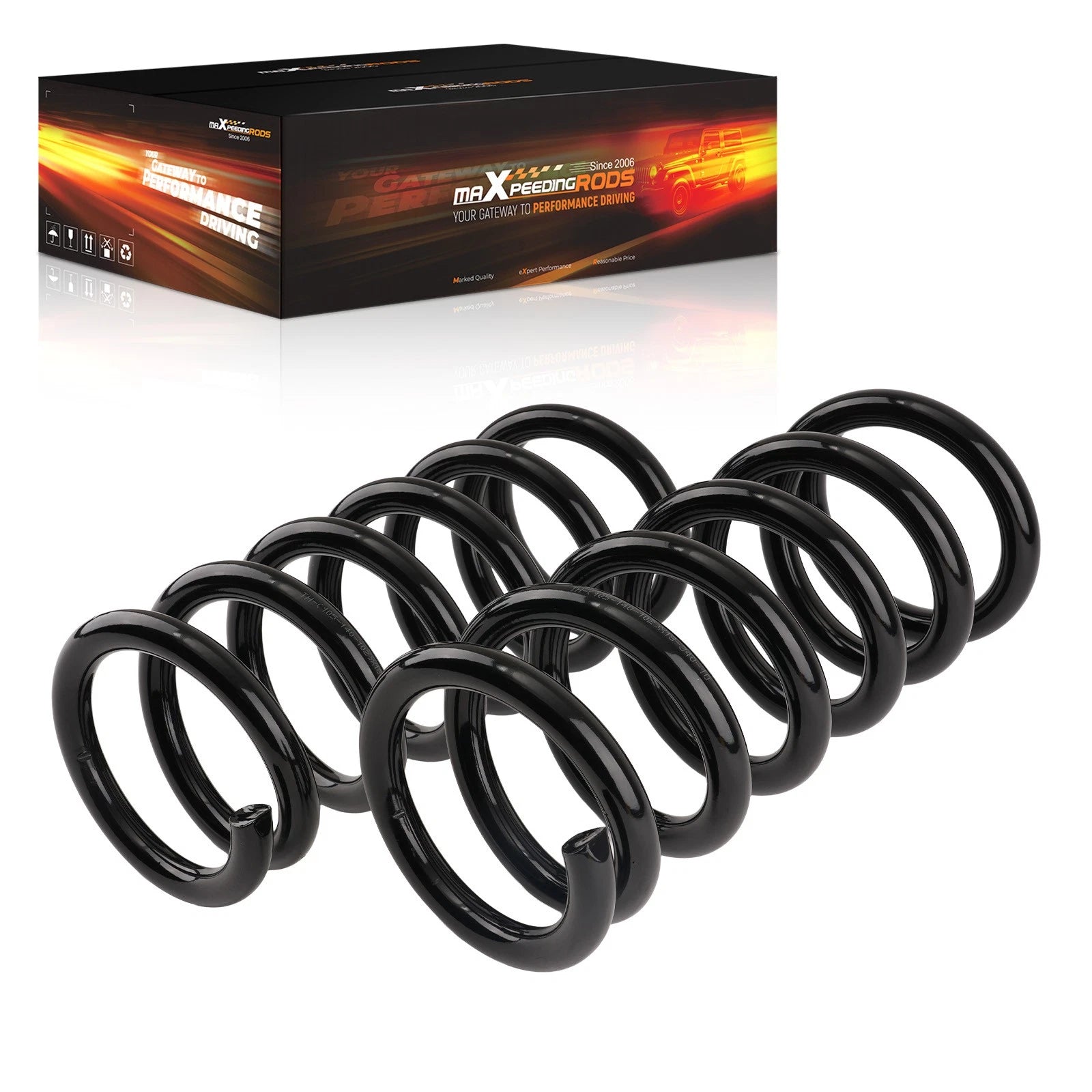 2pcs Front Coil Spring Kit For GMC Jimmy 1992-1993 S15 Jimmy 1983-1991 5660