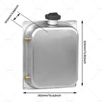 7L Stainless Steel Gas Fuel Tank for Webasto Heater (Fits )
