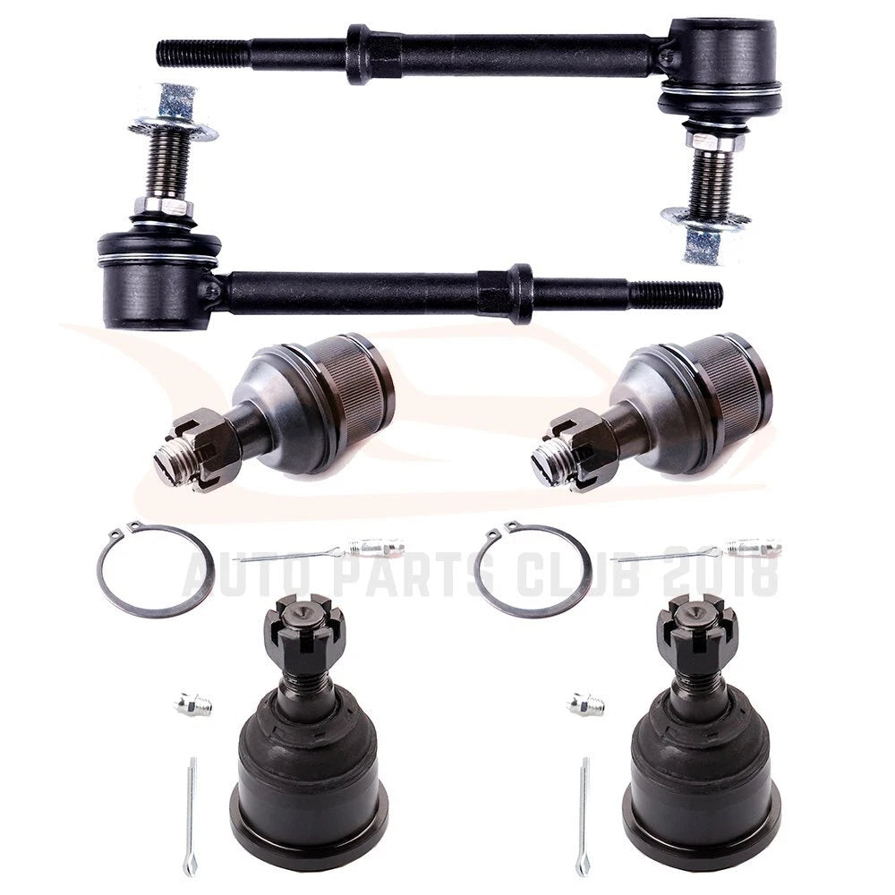 Set of 4 Upper Lower Ball Joints & Sway Bar Kit for Ram 2500 3500 (2003–2010)