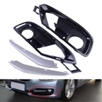 4 Pcs Front Bumper Fog Light Grille Covers for 2012-2015 BMW 3 Series