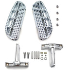 Chrome Leaf Dominator Passenger Footboard for Harley Touring (2009–2023)