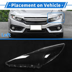 Headlight Lens Cover for Hyundai Sonata (2011–2014) PC Clear