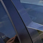 Carbon Fiber Window Pillar Posts Trim Cover for Honda Civic Hatchback (2022–2024)