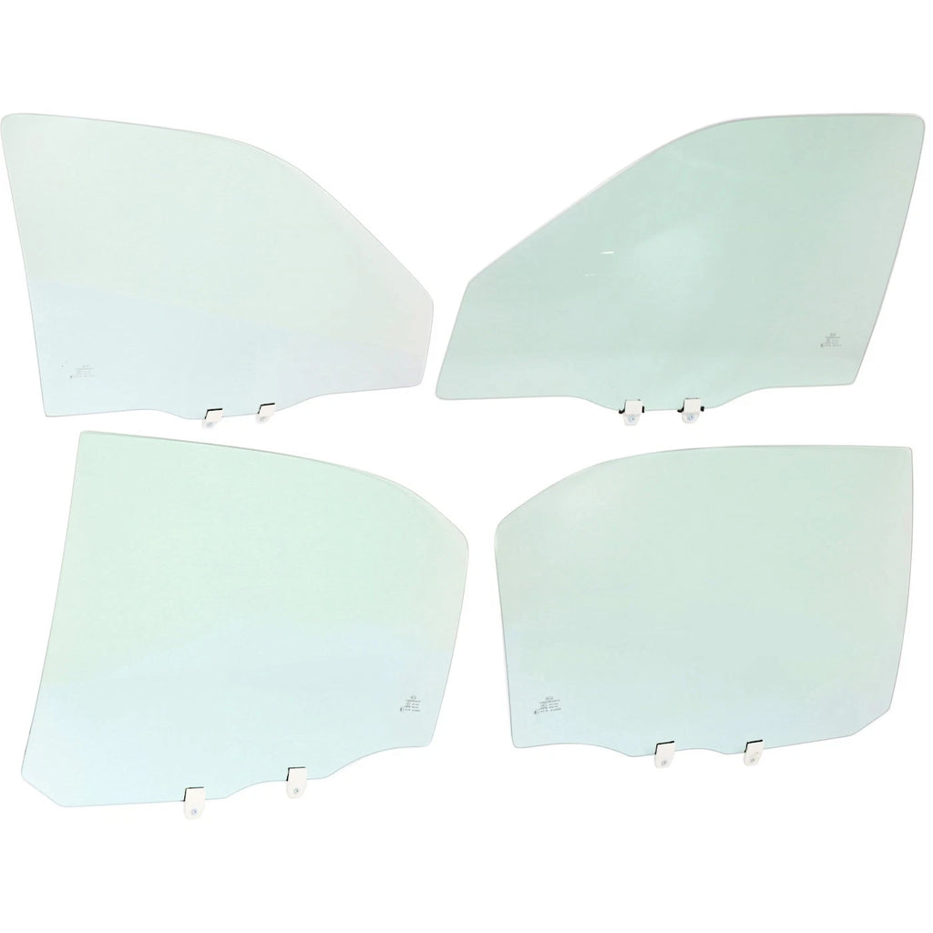 Set of 4 Door Glass for Honda Civic (1996–2000)