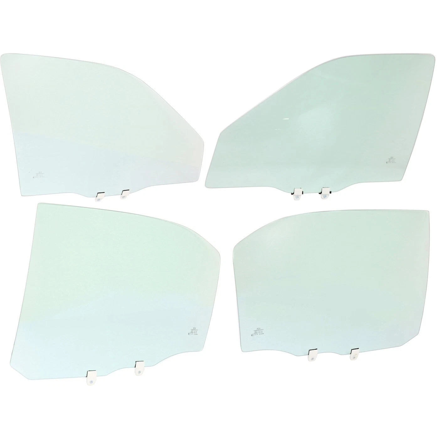 Set of 4 Door Glass for Honda Civic (1996–2000)