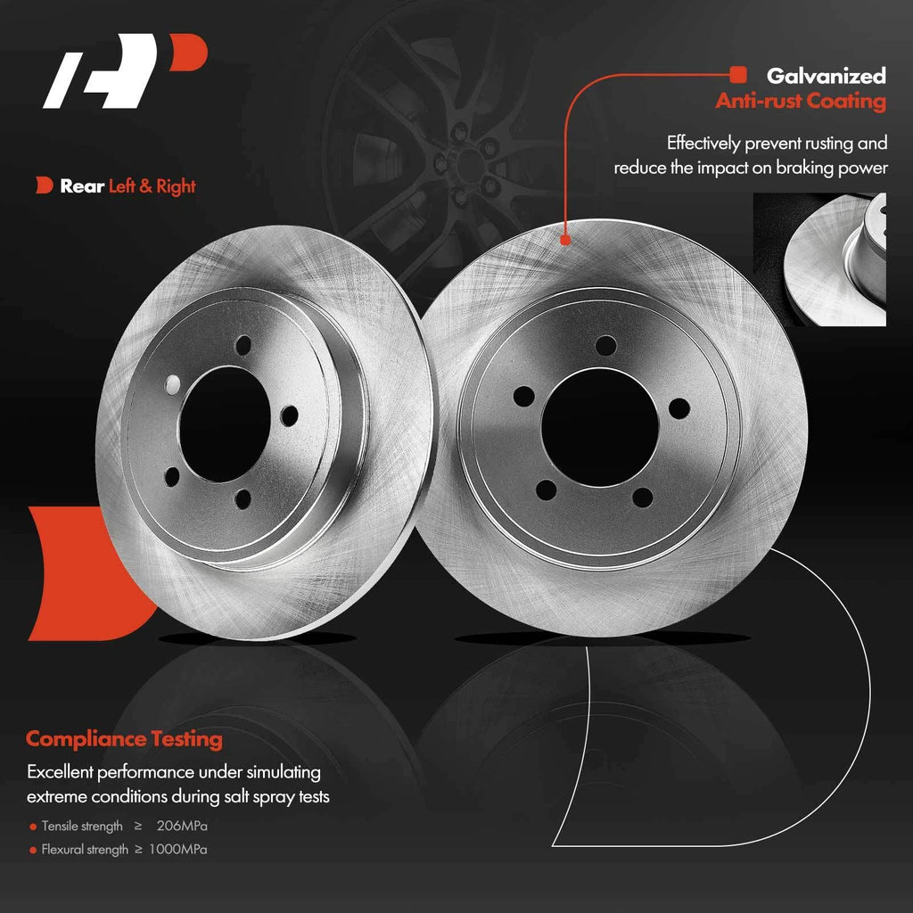 Rear Brake Rotor & Ceramic Pads for Mercury Ford Explorer