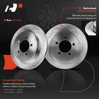 Rear Brake Rotor & Ceramic Pads for Mercury Ford Explorer