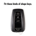 White Remote Key Fob Case for Toyota Camry, Corolla, C-HR, Prado, RAV4, Prius