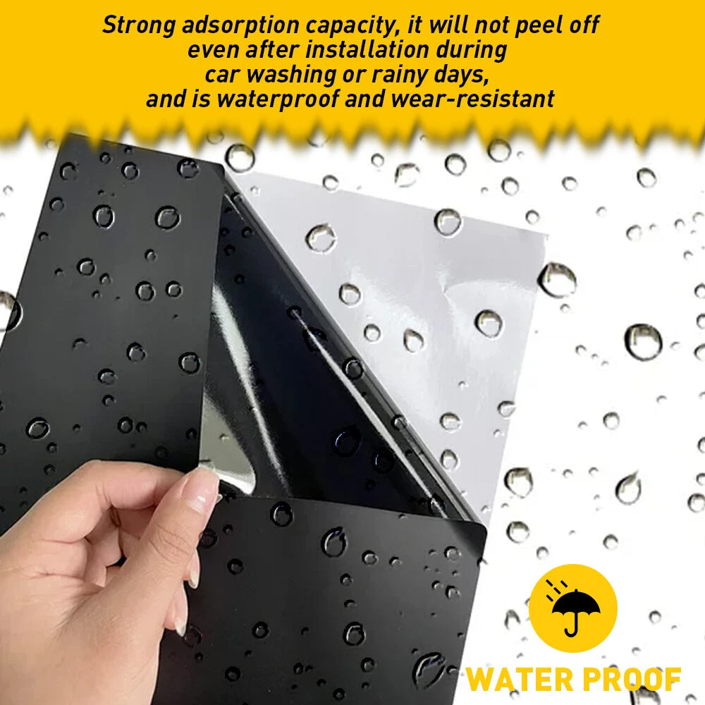 Matte Black Vinyl Windshield Sun Strip for Universal Fit