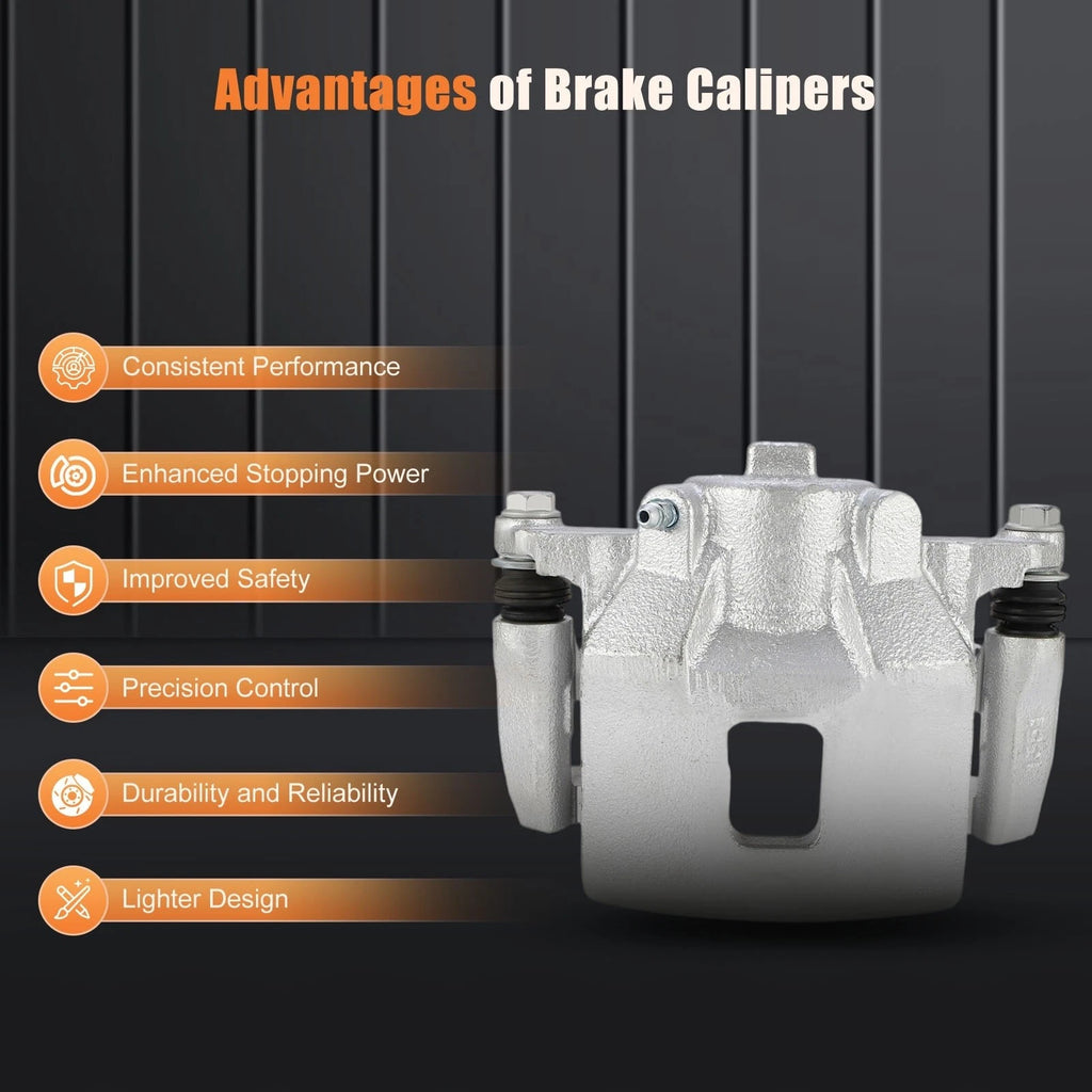 Brake Calipers Pair for Chevrolet Cobalt (2005–2010) w/ Bracket