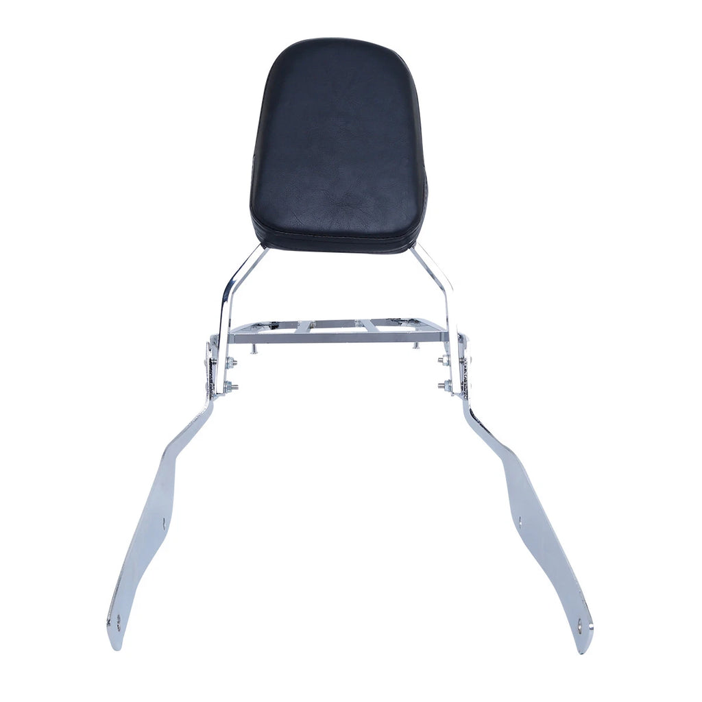 Chrome Backrest Sissy Bar Luggage Rack for Suzuki Boulevard C50 (2005–2011)