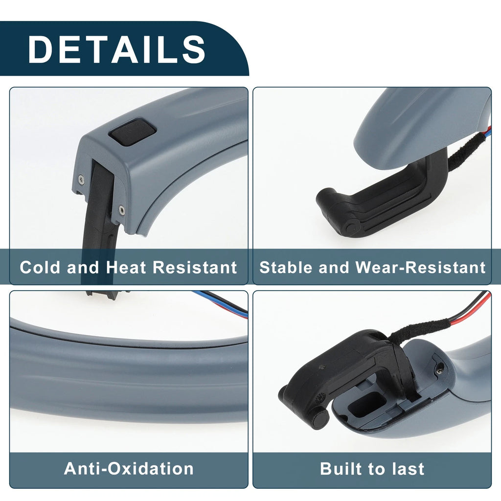 Front Right Exterior Door Handle for Audi Q7 (2007–2015) No. 4L0837205 Black Gray