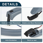 Front Right Exterior Door Handle for Audi Q7 (2007–2015) No. 4L0837205 Black Gray