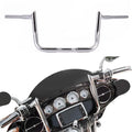 10" Ape Hanger Handlebars 1-1/4" Fat Chrome for Harley Street Electra Glide (2014–2023)