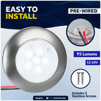 LED Interior Dome Ceiling Light for Five Oceans (12-24V, FO4876)