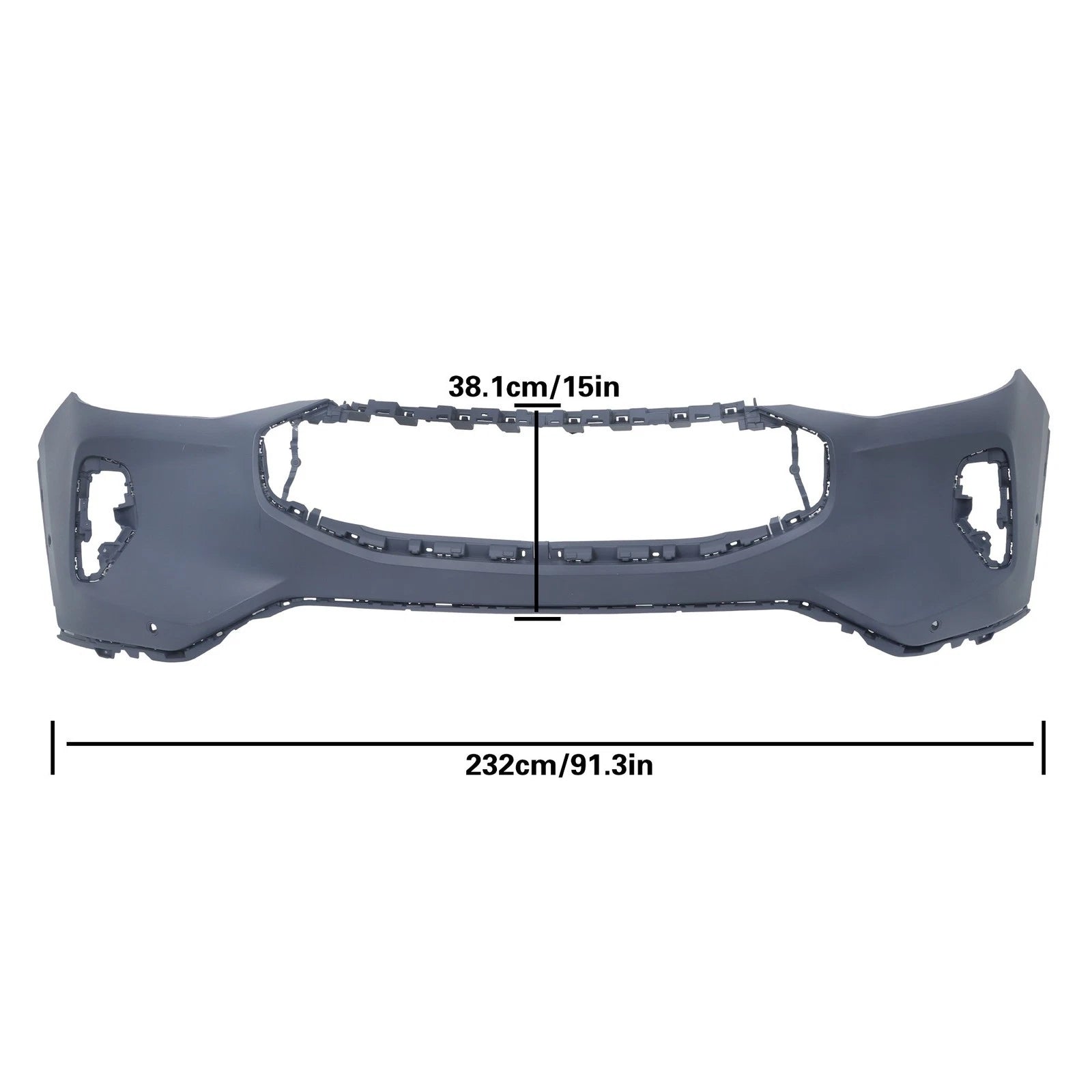 Front Bumper Cover for Ford Escape (2023-2024) with Sensor Holes