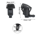Front Windshield Washer Nozzles for Toyota Tacoma (2005–2015)