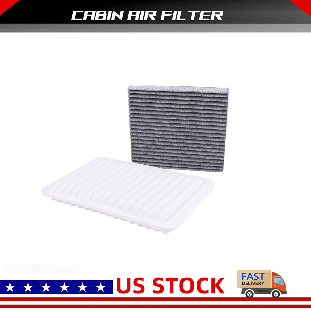 Set of 2 Engine Air Filter & Cabin Filter for Toyota Camry Venza