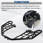 Black Nerf Bars with Nets for Honda TRX 700XX (2008–2009)