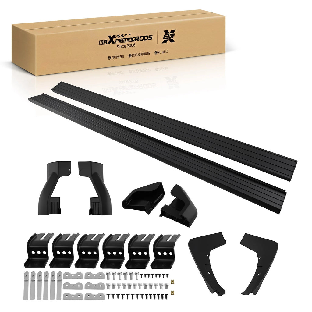 Black Running Board Nerf Bars for Ford Explorer (2020–2026)