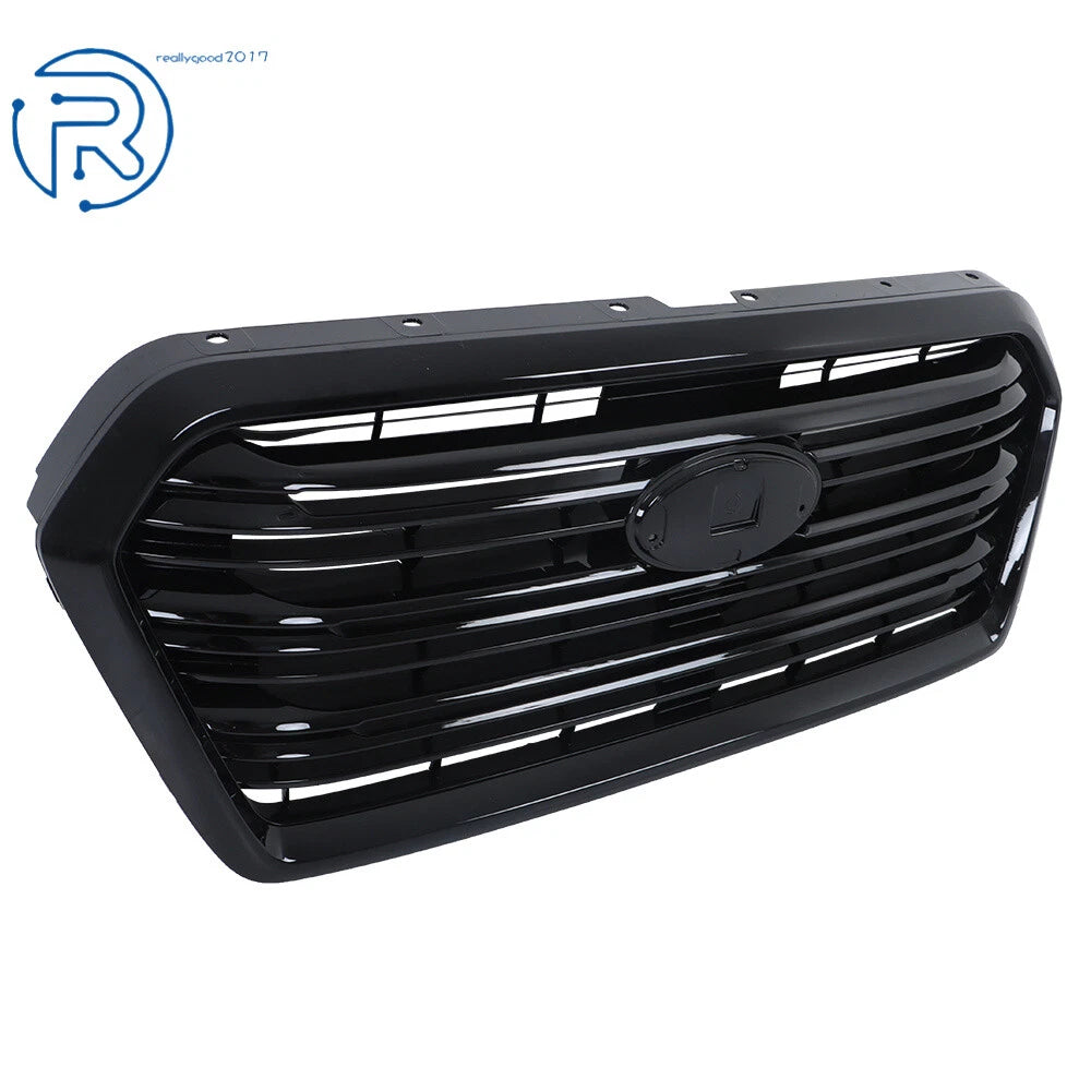 Front Bumper Upper Grille for Subaru Ascent (2019-2022) Glossy Black