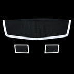 Stainless Steel Black Mesh Grill Combo for Cadillac Escalade (2007-2012)