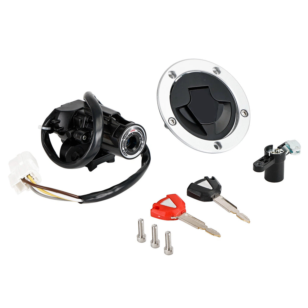 Ignition Switch Fuel Cap Seat Lock Set for Kawasaki Ninja 650 (2012–2016)
