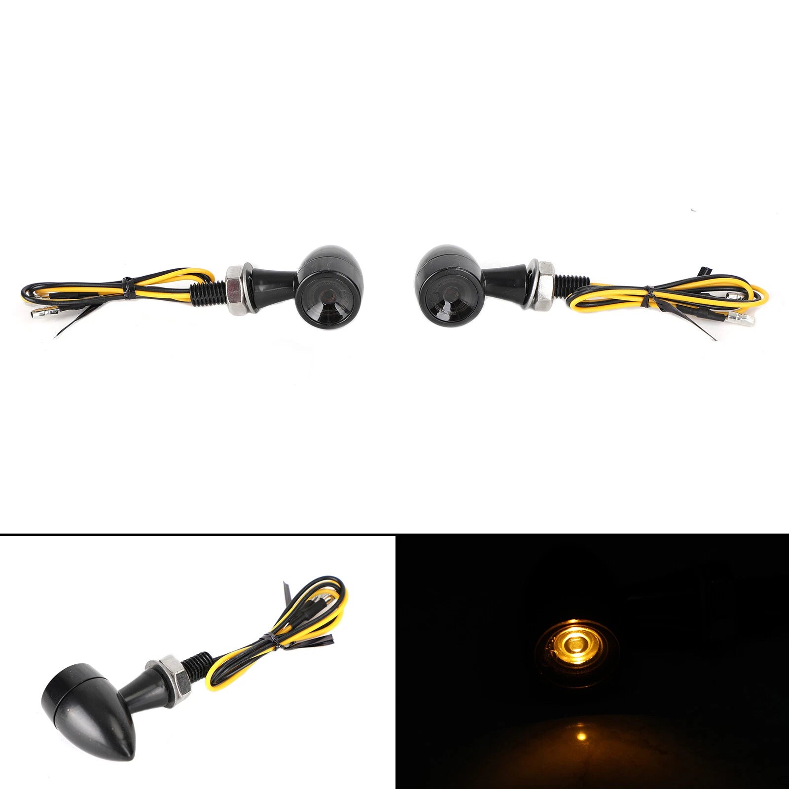 LED Turn Signal Indicator Lamp for Mini Motorcycle (12V, M7, T9)