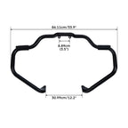 Mustache Engine Guard Bar Lower Vented Fairings for Indian Roadmaster (15-25)