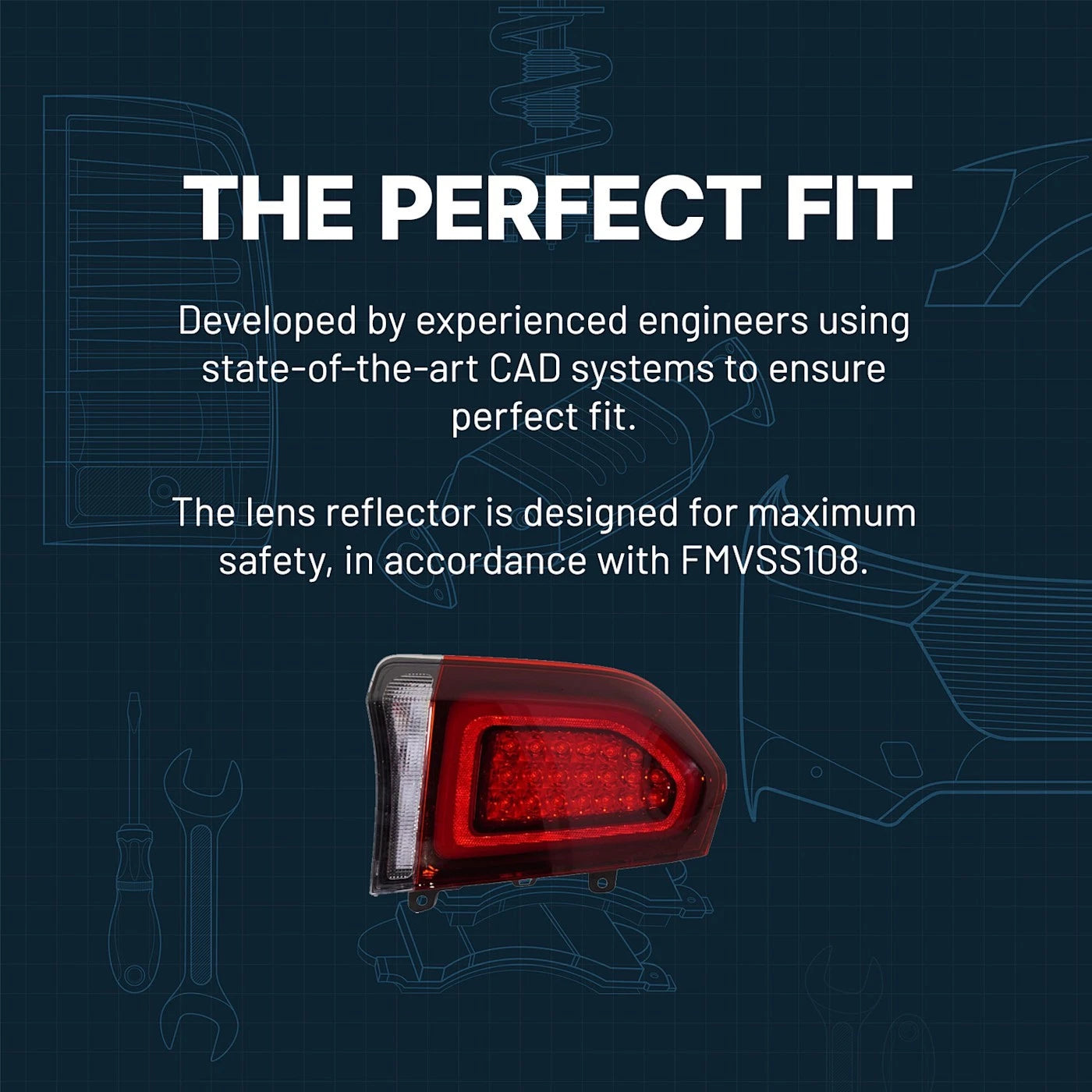 LED Tail Light for Toyota Tacoma Right Side (2008–2015)