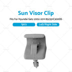 Sun Visor Clip Set for Hyundai Getz Sonata (2002–2024) Grey